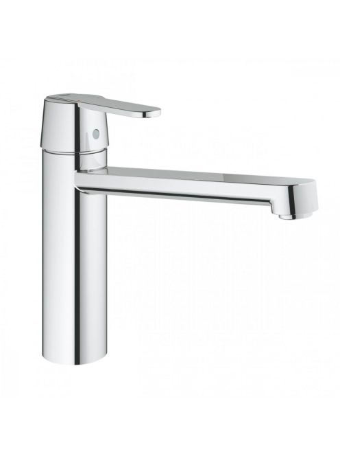 Grohe Get egykaros konyhai csaptelep gyöngyöztetővel, elfordítható kifolyóval, króm 30196000