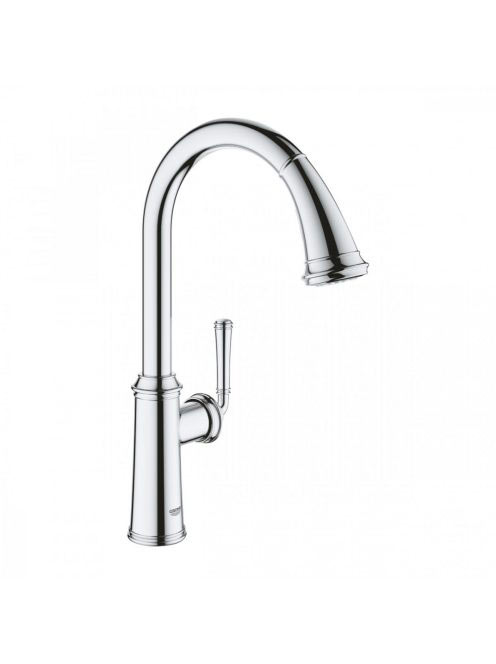 Grohe Gloucester egykaros konyhai csaptelep, kihúzható fejjel és zuhanyváltóval, króm 30422000