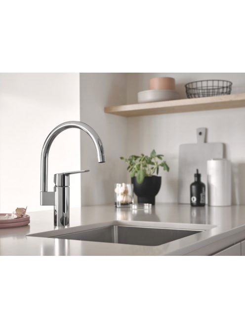 Grohe Start egykaros konyhai csaptelep elfordítható magas kifolyóval, króm 30469000