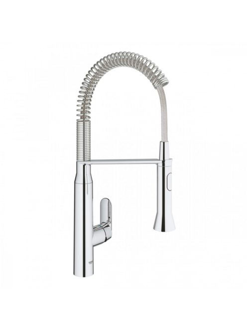 Grohe K7 egykaros konyhai csaptelep zuhanyváltóval, elfordítható kifolyóval, króm 31379000
