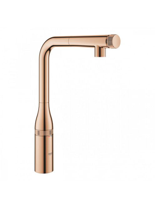 Grohe Essence SmartControl konyhai csaptelep kihúzható zuhanyfejjel, rose arany 31615DA0