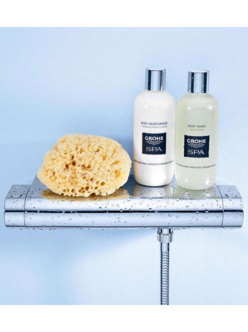 Grohe Grohtherm 2000 termosztátos zuhanycsaptelep, zuhanypolccal, króm 34469001