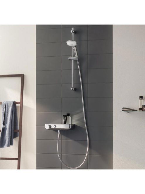 Grohe Grohtherm SmartControl termosztátos zuhanycsaptelep zuhanyszettel, króm 34720000