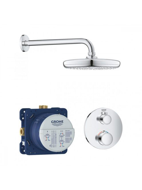 Grohe Grohtherm teljes zuhanyrendszer Tempesta 210 fejzuhannyal, króm 34726000