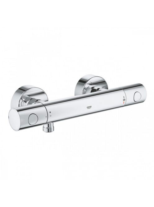 Grohe Precision Get termosztátos zuhanycsaptelep beépített elzárószeleppel, króm 34773000