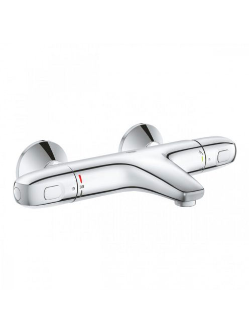 Grohe Grohtherm 1000 termosztátos kádcsaptelep beépített elzárószeleppel, króm 34816003
