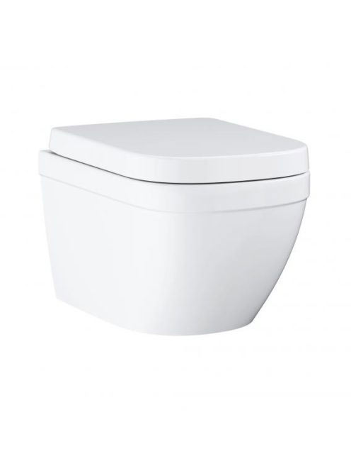 Grohe Euro Ceramic perem nélküli fali WC, Soft Close ülőkével, alpin fehér 39554000