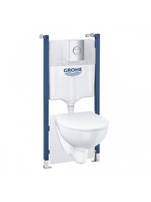 Grohe Solido 5 az 1-ben WC csésze ülőkével, tartállyal, nyomólappal, alpin fehér 39900000