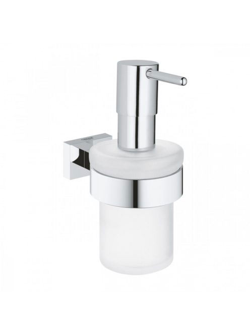 Grohe Essentials Cube szappanadagoló tartókonzollal, króm 40756001