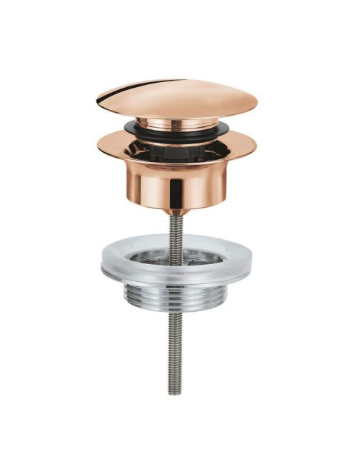Grohe Click-Clack leeresztőszelep túlfolyós mosdókhoz, rose arany 65807DA0