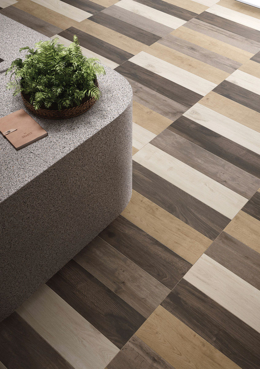 Fiandre Bois Urbain Fahatású járólap | Csempék és Mozaikok