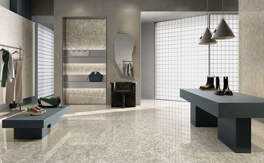 Fiandre Selenite Maximum Kőhatású járólap | Padlólapok és Csempék