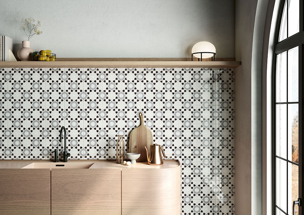 Fioranese Cementine Shiny Konyhai burkolólap | Csempe és Járólap