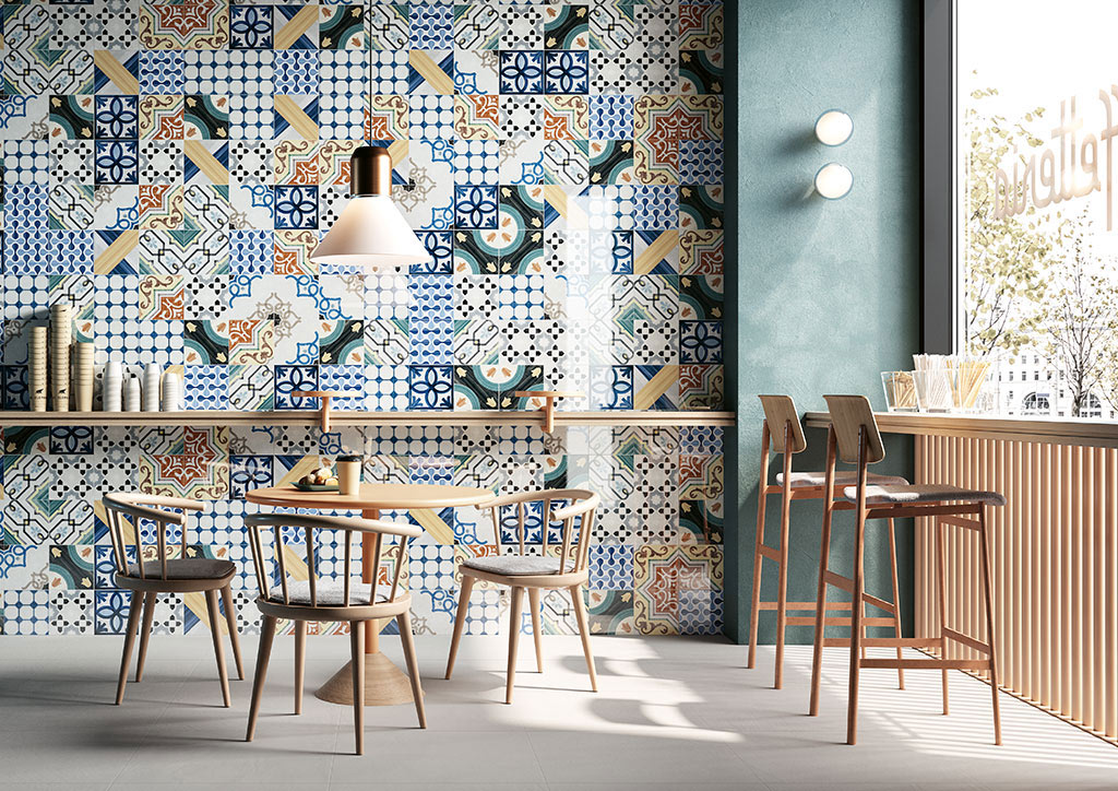 Fioranese Cementine Shiny Falburkolat | Csempék és Mozaikok