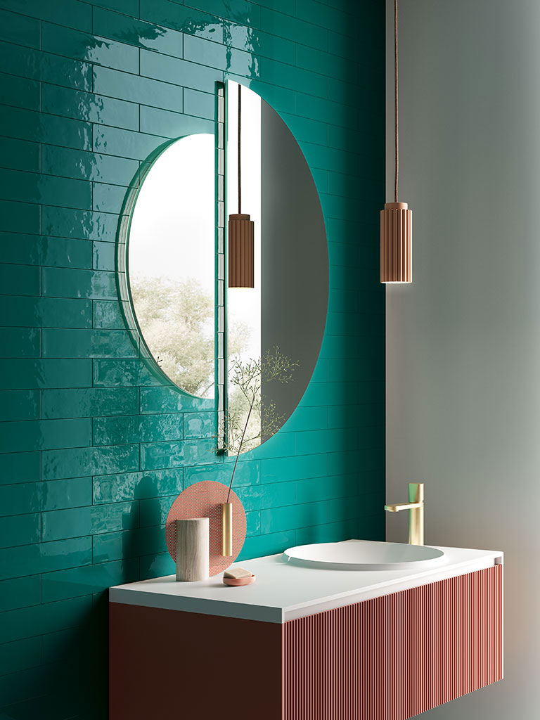 Fioranese Fio Glossy Brick Falburkolat | Csempék és Mozaikok