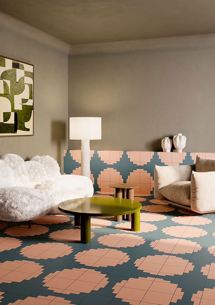 Fioranese Italian Landscape Modern fürdőszoba | Járólap és Csempe