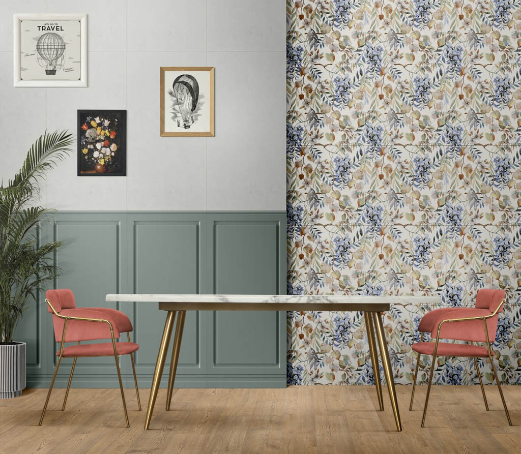 Gardenia Orchidea Boiserie Csempe és Padlólap