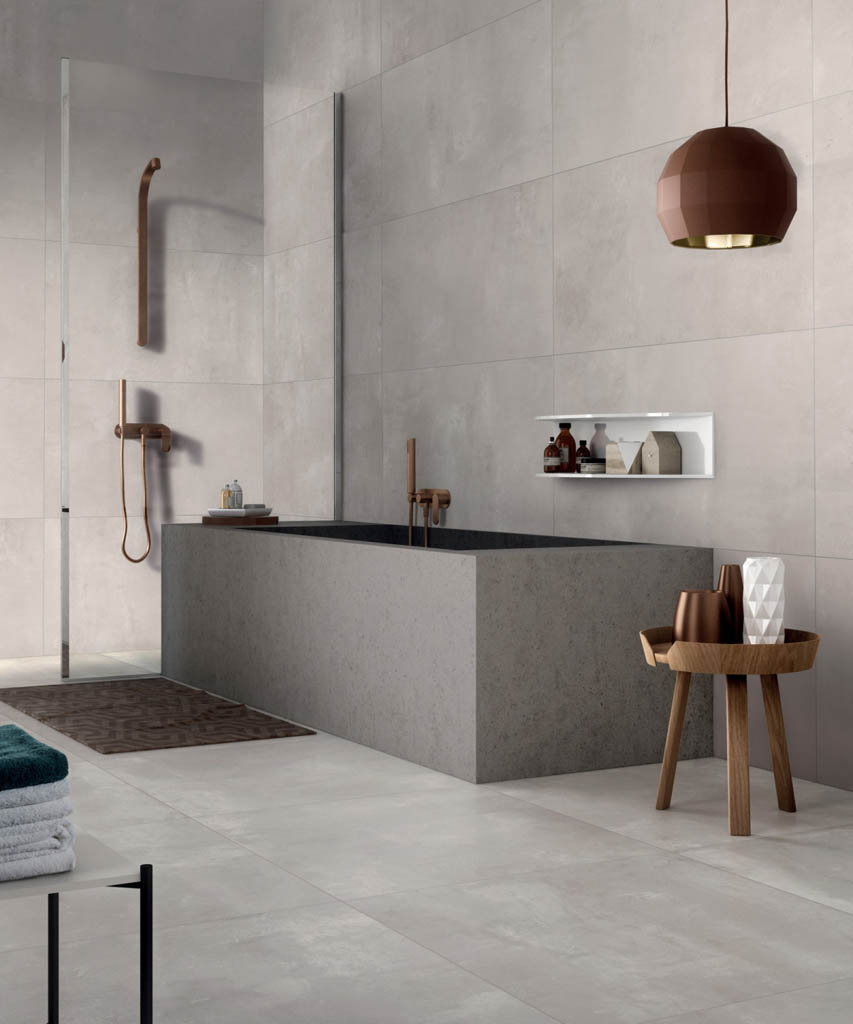 Gardenia Orchidea Concrea Plain Csempe és Padlólap