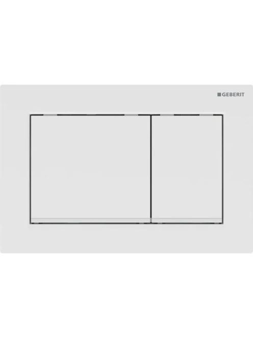 Geberit Omega30 működtetőlap 2 mennyiséges öblítéshez, fehér/matt fehér 115.080.11.1