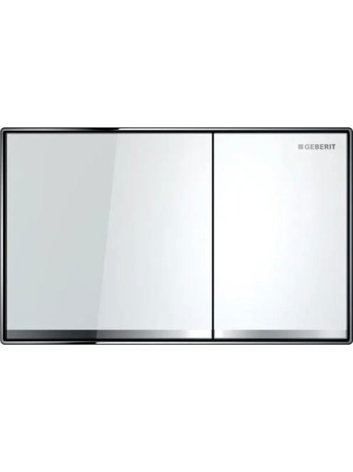 Geberit Sigma60 működtetőlap, 2 mennyiséges öblítéshez, falsíkba ágyazott, fehér/tükrös 115.640.SI.1