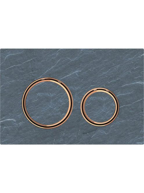 Geberit Sigma21 működtetőlap, 2 mennyiséges öblítéshez, vörösarany/mustang pala 115.650.JM.1