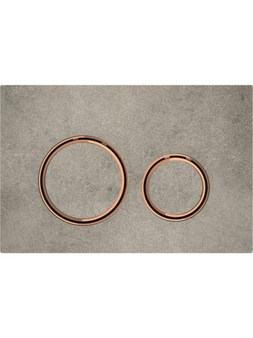 Geberit Sigma21 működtetőlap, 2 mennyiséges öblítéshez, vörösarany/betonszerű 115.650.JV.1