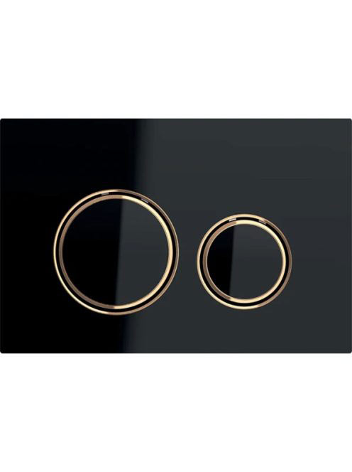 Geberit Sigma21 működtetőlap, 2 mennyiséges öblítéshez, vörösarany/fekete 115.650.SJ.1