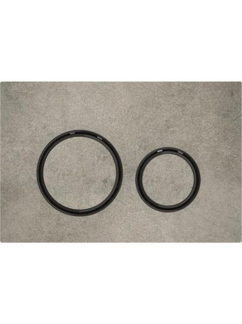 Geberit Sigma21 működtetőlap, 2 mennyiséges öblítéshez, betonszerű/feketekróm 115.651.JV.1