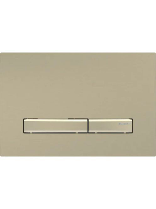 Geberit Sigma50 működtetőlap, 2 mennyiséges öblítésű, easy-to-clean bevonat, sárgaréz 115.672.QF.2