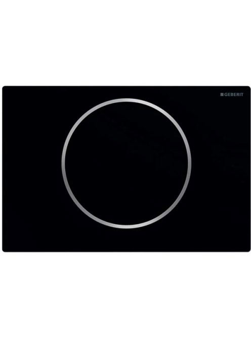 Geberit Sigma10 nyomólap, öblítés-stop működtetésű, matt fekete 115.758.14.5