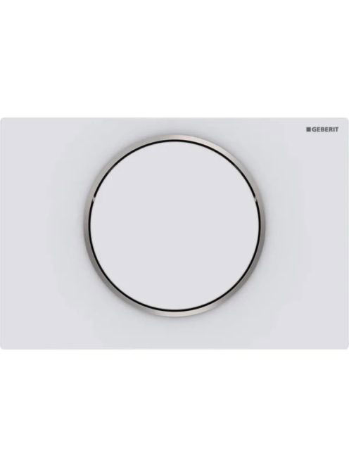 Geberit Sigma10 nyomólap, öblítés-stop működtetésű, matt fehér 115.758.JT.5