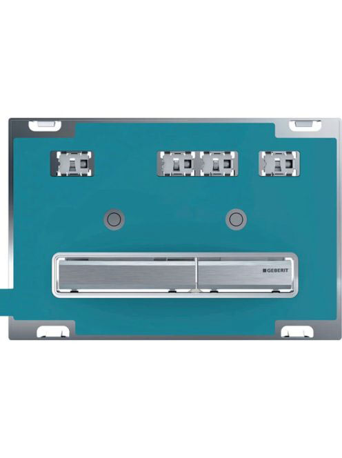 Geberit Sigma50 működtetőlap, 2 mennyiséges öblítéshez, króm/ügyfélspecifikus 115.788.00.2