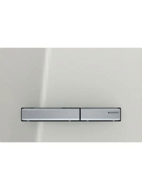 Geberit Sigma50 működtetőlap, 2 mennyiséges öblítéshez, króm/homokszürke 115.788.JL.2