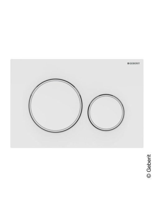 Geberit Sigma20 nyomólap fehér/matt fehér 115.882.11.1