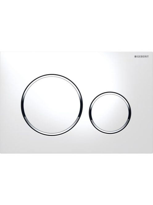 Geberit Sigma20 nyomólap króm/ fehér 115882KJ1 (115.882.KJ.1)