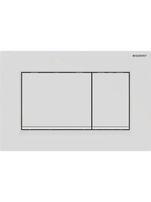 Geberit Sigma30 működtetőlap, 2 mennyiséges öblítéshez, matt fehér 115.883.01.1