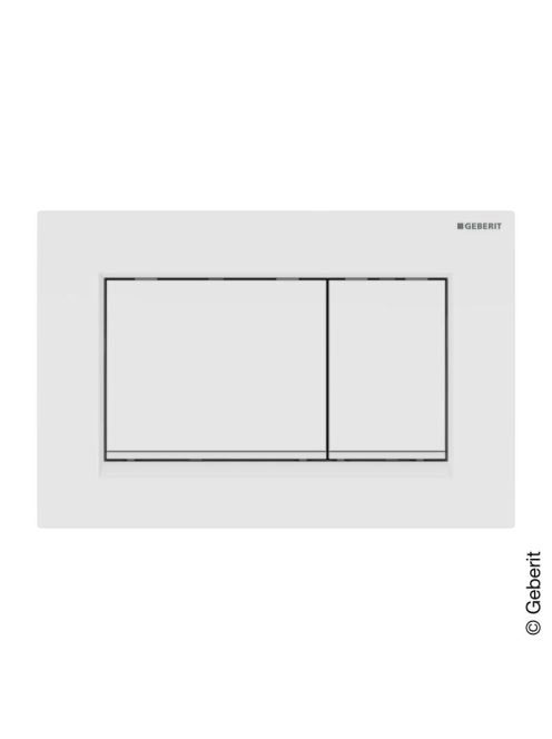 Geberit Sigma30 nyomólap fehér/matt fehér 115.883.11.1