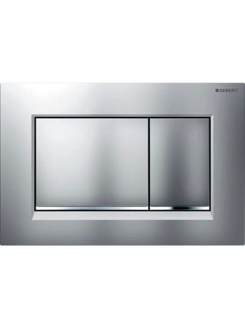 Geberit Sigma30 működtetőlap, 2 mennyiséges öblítéshez, króm 115.883.JQ.1
