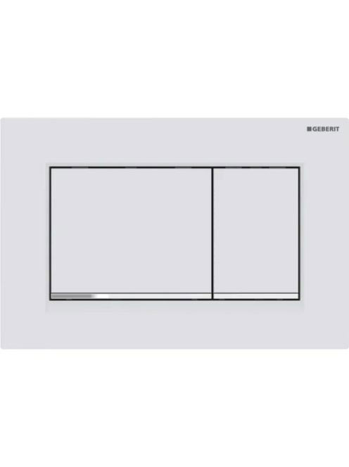 Geberit Sigma30 működtetőlap, 2 mennyiséges öblítéshez, matt fehér/fényes króm 115.883.JT.1