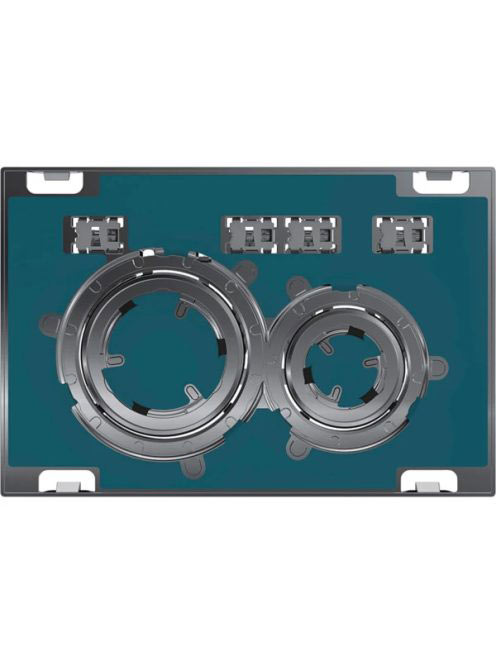 Geberit Sigma21 működtetőlap, 2 mennyiséges öblítéshez, ügyfélspecifikus/króm 115.884.00.1