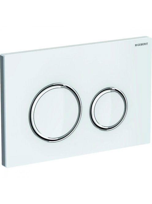 Geberit Sigma21 működtetőlap, 2 mennyiséges öblítéshez, fehér/króm 115.884.SI.1
