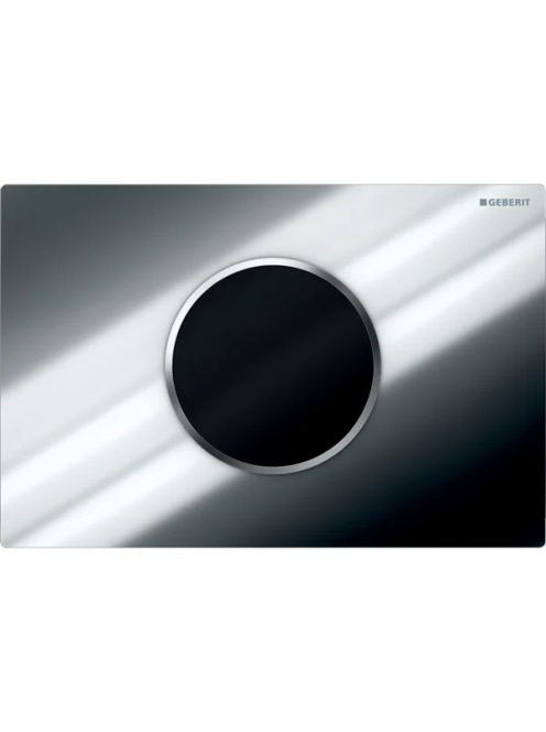 Geberit Sigma10 érintésmentes működtetőlap, elektronikus működtetéssel, elemes, 2 mennyiséges öblítés, fényes/matt króm 115.908.KH.6
