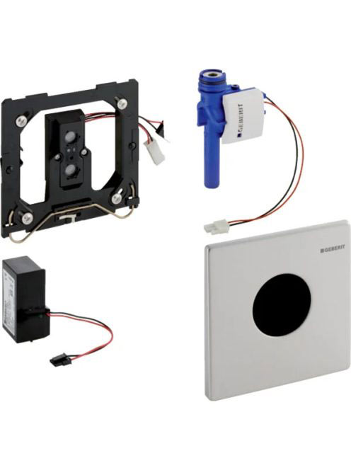 Geberit Mambo vizeldevezérlés elektronikus működtetéssel, hálózati üzem, szálcsiszolt 116.023.FW.1