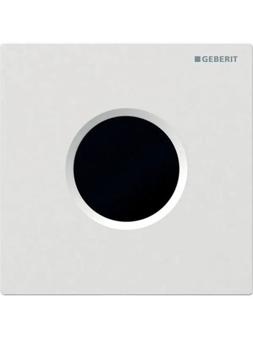 Geberit vizeldevezérlés elektronikus működtetéssel, elemes működtetés, 01 típusú takarólap, alpin fehér 116.031.11.5