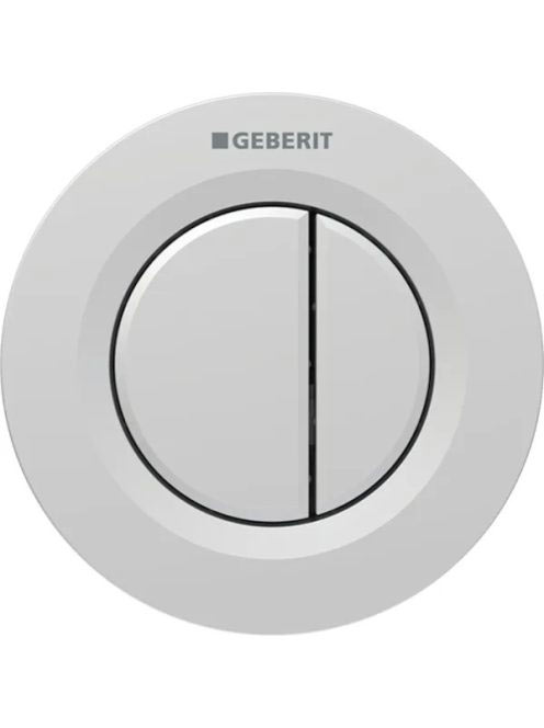 Geberit 01 pneumatikus 2 mennyiséges öblítésű vezérlő, Easy Clean bevonattal, matt króm 116.042.JQ.1