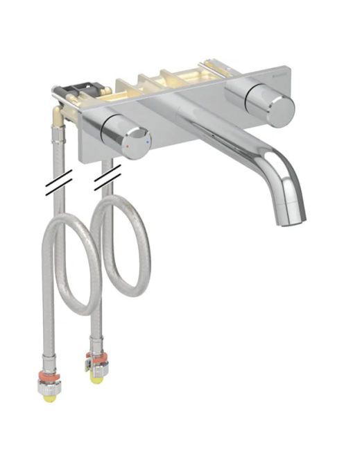 Geberit ONE fali mosdócsaptelep falsík alatti vezérlődobozhoz 165 mm, króm 116.462.21.1