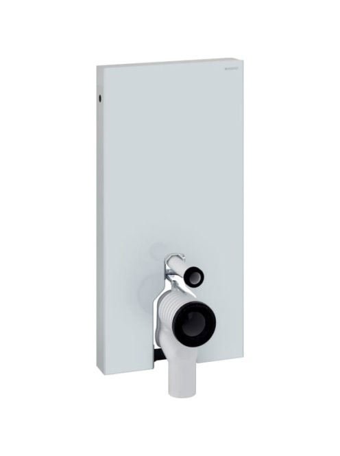 Geberit Monolith fehér üveg szanitermodul talpon álló WC-hez, 101 cm 131.002.SI.5