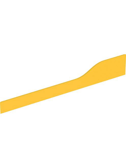 Geberit Bambini elülső dekorpanel gyermekmosdóhoz, négy mosdócsaptelephez, bal oldali alacsony mosdóhoz, sárga 430010304