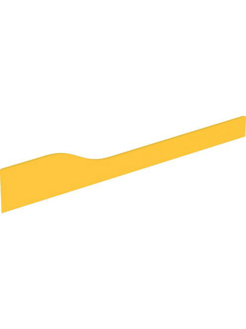 Geberit Bambini elülső dekorpanel gyermekmosdóhoz, négy mosdócsaptelephez, jobb oldali alacsony mosdóhoz, sárga 430060304