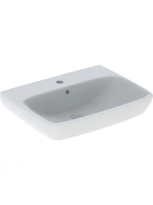 Geberit Selnova Square kerámia mosdó 65x48cm, csaplyukkal és túlfolyóval 500.299.01.5